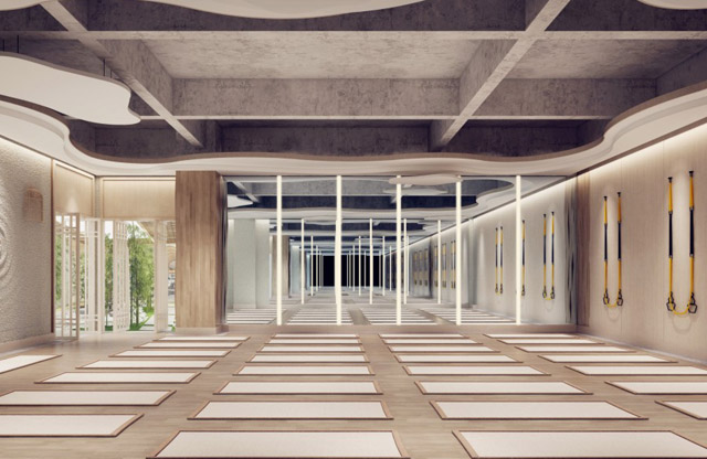 合肥會所裝修：嬋院瑜伽會所